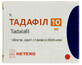 Тадафил 10 мг таблетки, покрытые пленочной оболочкой, №2