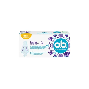 Тампоны o.b. ExtraDefence Normal 16 шт