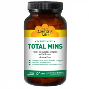 Мультиминеральный комплекс Total Mins Country Life таблетки, №120