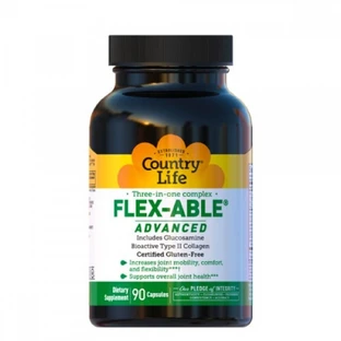 Хондропротектор Country Life Flex-Able Advanced капсули, 90 шт.