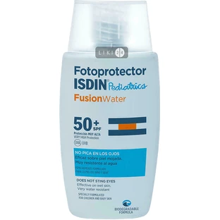 Флюїд сонцезахисний для дітей Isdin Fotoprotector Fusion Water Pediatrics SPF50+ 50 мл