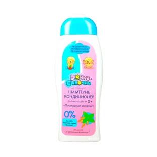 Шампунь-кондиціонер Aqua Cosmetics Дочки-Синочки Слухняні локони, 200 мл