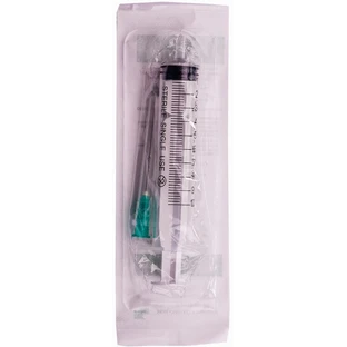 Шприц ін'єкційний Alexpharm 10 мл 3-х компонентний, голка 21G (0,8 х 40 мм)