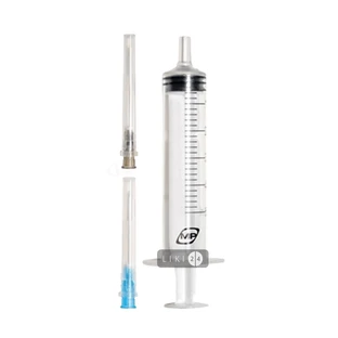 Шприц гіподермальний MP MedPlast стерильний одноразовий 5.5 мл з 2 голками 23G/22G