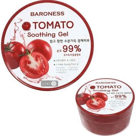 Гель Beauadd Baroness Soothing Gel Tomatol, заспокійливий з екстрактом томату, 300 мл