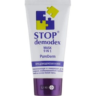 Маска 9 в 1 Stop Demodex (Стоп Демодекс) Purederm 50 мл