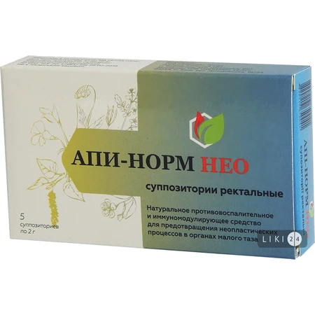 АПИ-НОРМ НЕО супозитории ректальные, № 5: цены и характеристики