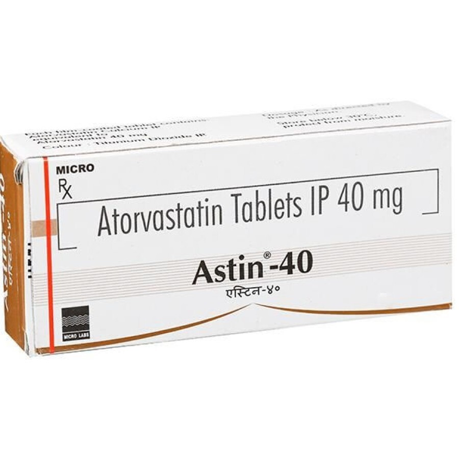 Астин 40 мг таблетки, вкриті плівковою оболонкою блістер, №30: ціни та характеристики