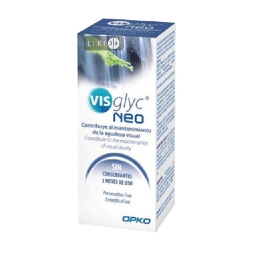 Visglyc Neo капли глазные, 10 мл: цены и характеристики