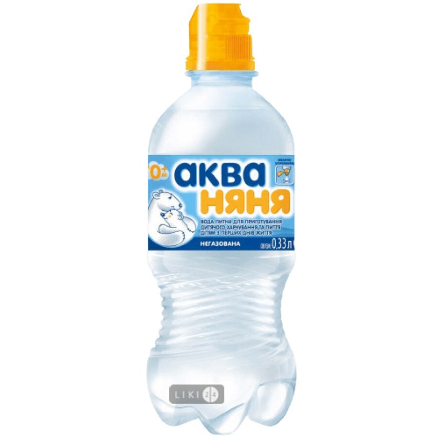 Вода питьевая Аква Няня Спортик негазированная 330 мл: цены и характеристики