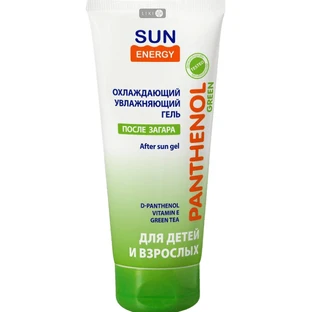 Гель Sun Energy Green Panthenol Охлаждающий  после загара, 150 мл