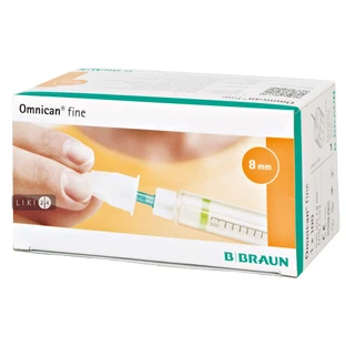 Голка для шприц-ручок Omnican fine 0,25 х 8 мм, №100