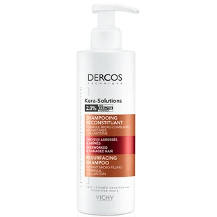 Шампунь Vichy Dercos Kera-Solutions з комплексом про-кератин для реконструкції поверхні пошкодженого ослабленого волосся, 250 мл