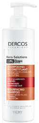 Шампунь Vichy Dercos Kera-Solutions з комплексом про-кератин для реконструкції поверхні пошкодженого ослабленого волосся, 250 мл