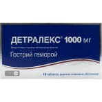 Детралекс 1000 мг таблетки, №18: цены и характеристики