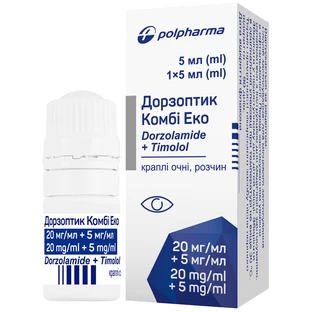 Дорзоптик Комбі Еко крап. очні, р-н фл.-крапельн. 5 мл