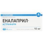 Еналаприл-Астрафарм табл. 10 мг блістер №90: ціни та характеристики