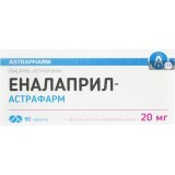 Еналаприл-Астрафарм табл. 20 мг блістер №90