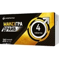 Максігра Драйв 20 мг, таблетки, вкриті плівковою оболонкою, №4