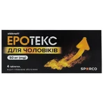 Эротекс для мужчин табл. п/плен. оболочкой 50 мг блистер, пачка картон. №4: цены и характеристики