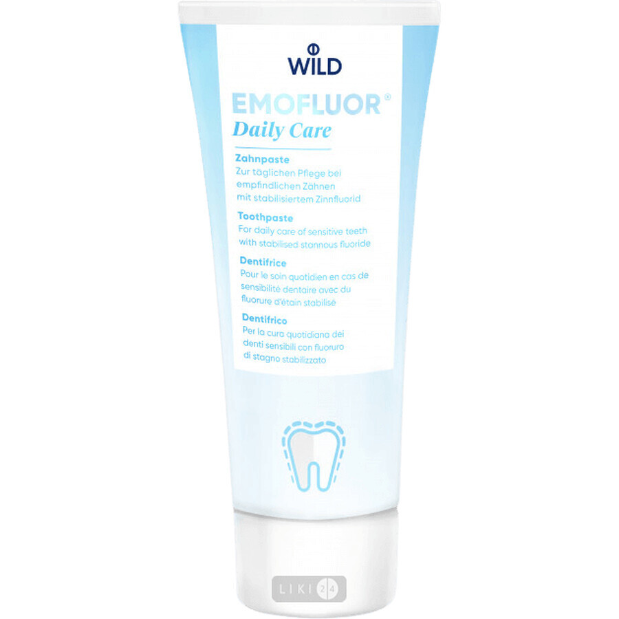 Зубна паста Dr. Wild Emoform зі стабільним фторидом олова, 75 мл: ціни та характеристики