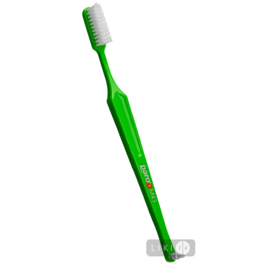 Зубная щетка Paro Swiss M43 с монопучковой насадкой: цены и характеристики