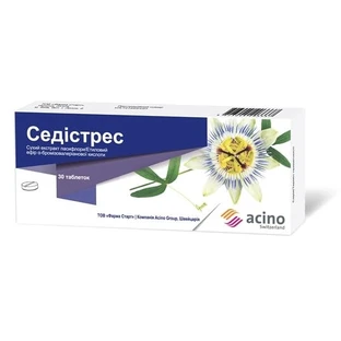 Седістрес табл. блістер, в пачці №30
