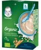Детская каша Gerber Organic Пшенично-овсяная молочная с 6 месяцев, 240 г
