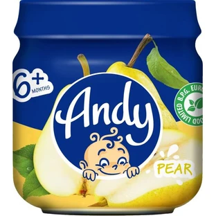Пюре Andy Груша 80 г с 6 мес.
