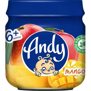 Пюре Andy Манго 80 г з 6 міс.