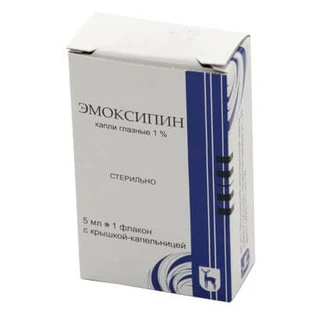 Емоксипін крап. оч. 1 % фл. 5 мл