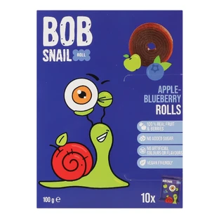 Цукерки натуральні Bob Snail Яблучно-чорничні 100 г