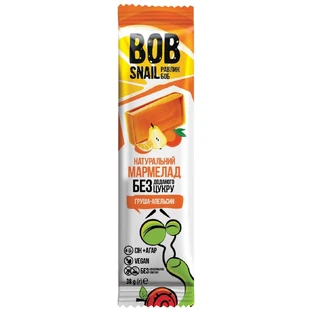 Мармелад натуральний Bob Snail Равлик Боб Груша-апельсин, 38 г