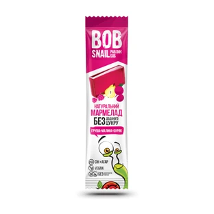Мармелад натуральный Bob Snail Улитка Боб Груша-малина-свекла,  38 г