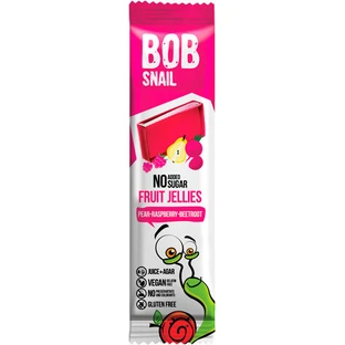 Мармелад натуральний bob snail (улитка боб) 38 г, Малина-Буряк
