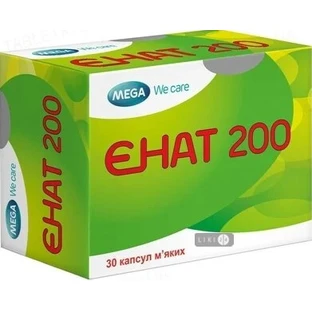 Енат 200 капс. м'які 200 МО блістер №30