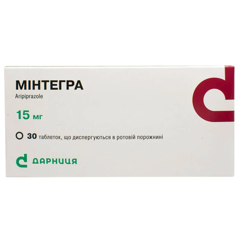 Мінтегра табл., дисперг. в рот. порожн. 15 мг блістер №30: ціни та характеристики