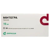 Минтегра табл., дисперг. в рот. полости 15 мг блистер №30