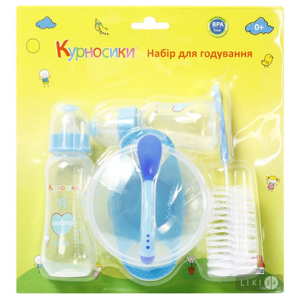 Набір для годування Курносики 7053 4 предмети: ціни та характеристики