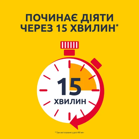 Нурофен 12+ таблетки в/о 200 мг №12, знеболювальна, жарознижуюча та протизапальна дія: ціни та характеристики