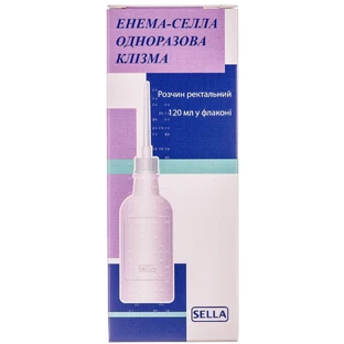 Энема-Селла одноразовая клизма р-р ректальн. фл. 120 мл