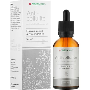 Масло массажное Aroma Inter Anti-cellulite антицеллюлитное, 50 мл