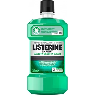 Ополіскувач для ротової порожнини Listerine Expert захист ясен і зубів 250 мл