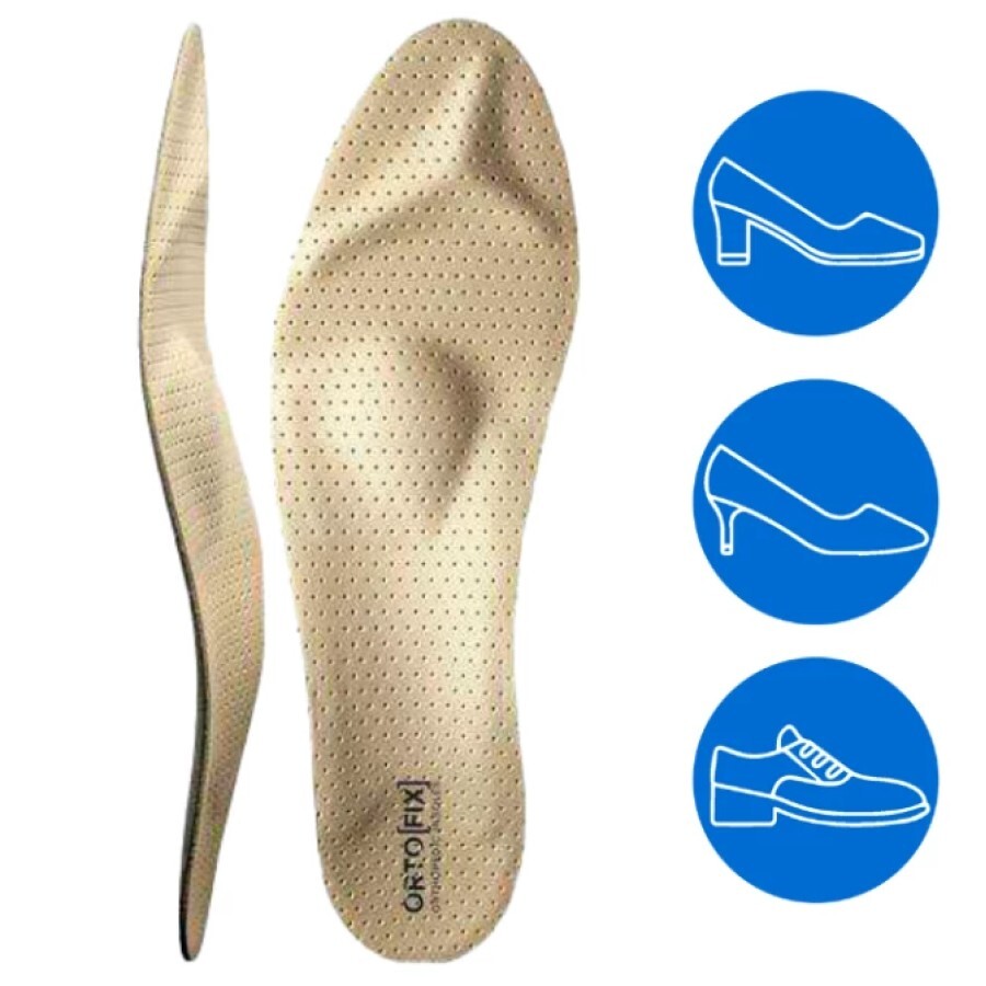 Ортофікс устілки ортопедичні для модельного взуття концепт арт. 8101 AURAFIX orthopedic products, розмір 35: ціни та характеристики