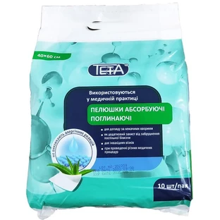 Пеленки абсорбирующая впитывающая Teta 60 х 40 см, №10