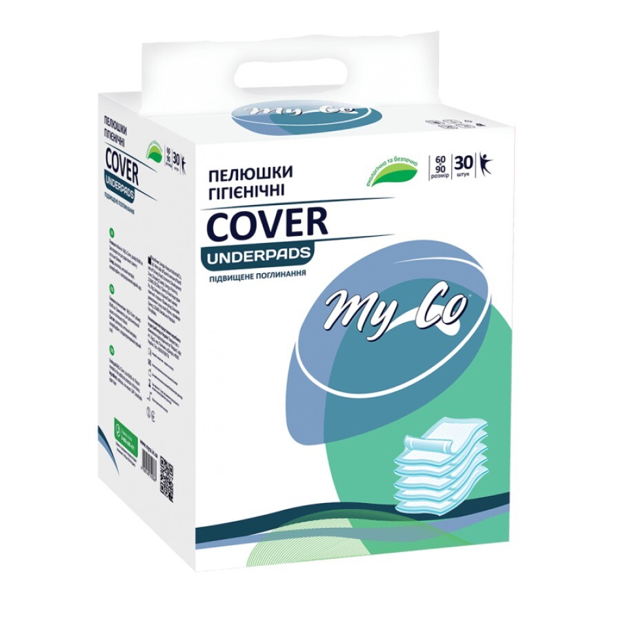 Пелюшки гігієнічні MyCo Cover 60 х 90 см,  №30: ціни та характеристики