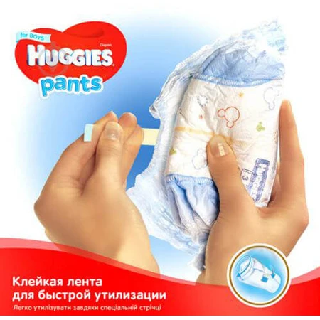 Трусики-подгузники для мальчиков Huggies Pant размер 6 15-25 кг 36 шт: цены и характеристики