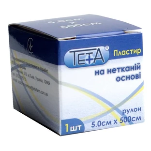 Пластырь на нетканой основе в рулонах teta 5 х 500 см