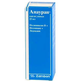Анауран крап. вуш. фл. з кришкою-крапельницею 25 мл