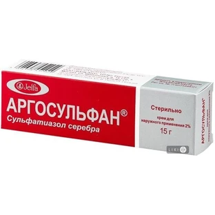 Аргосульфан крем 2 % туба 15 г